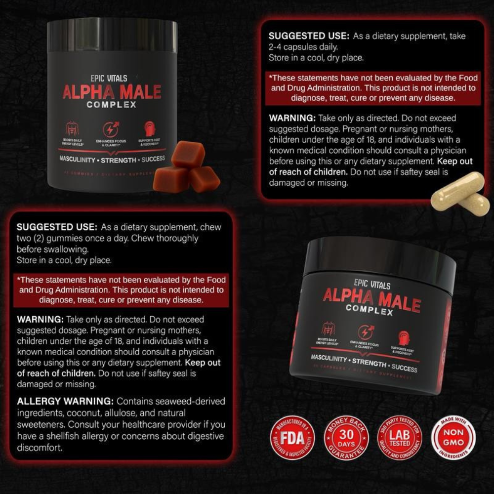 Alpha Male Complex | High-Potency Men's Performance