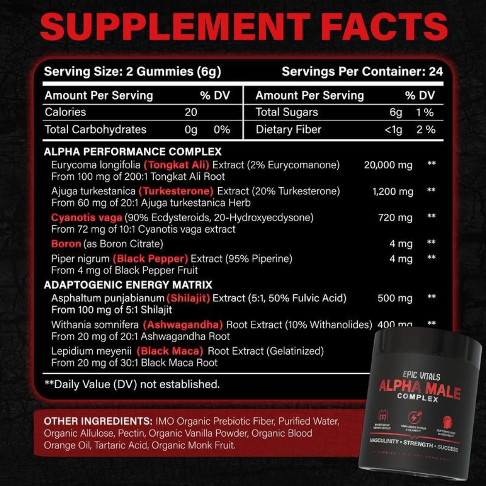 Alpha Male Complex | High-Potency Men's Performance