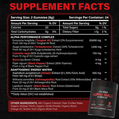 Alpha Male Complex | High-Potency Men's Performance